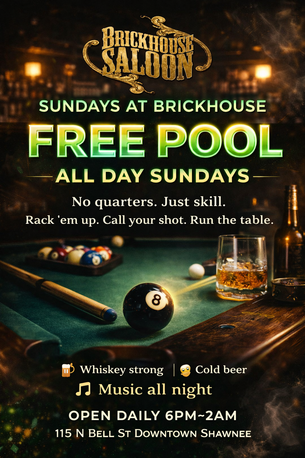 Free Pool Sunday