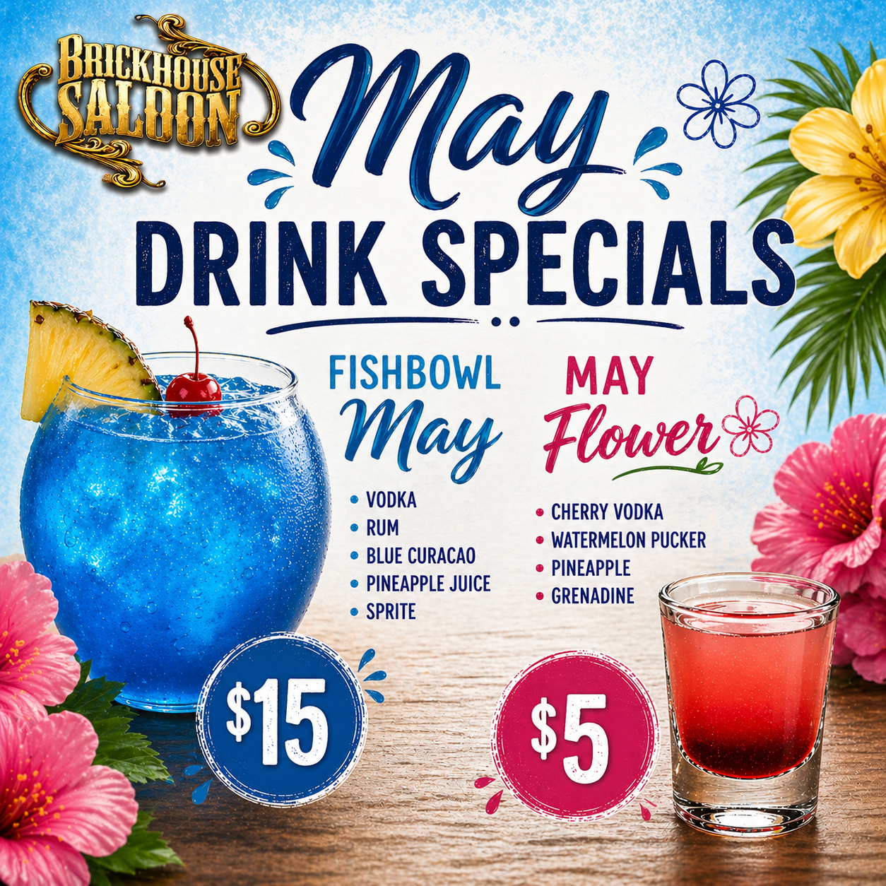 May Drink Specials